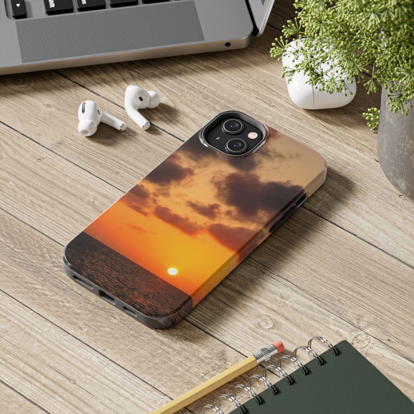 Tough Phone Cases - Orange Peel Sunset