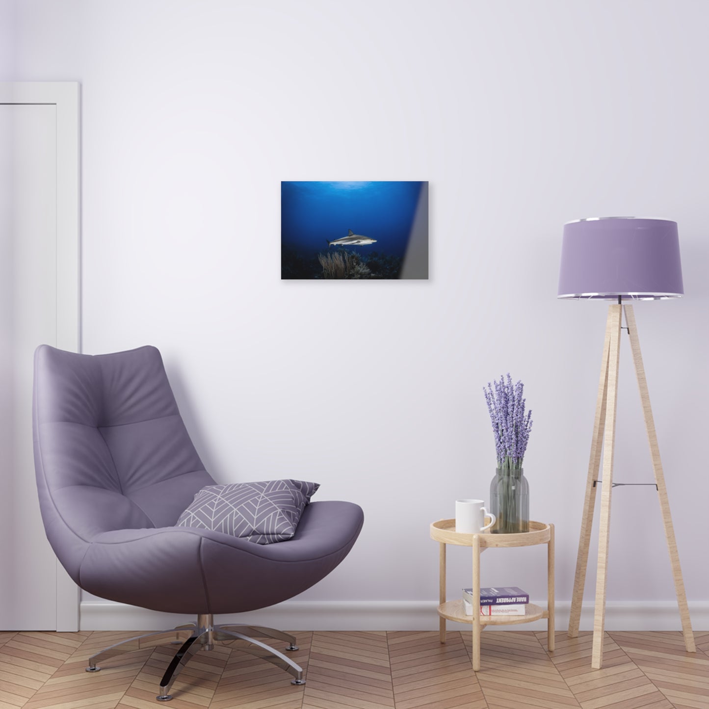 Acrylic Wall Art - Caribbean Reef Shark Encounter While Scuba Diving - Grand Cayman 1