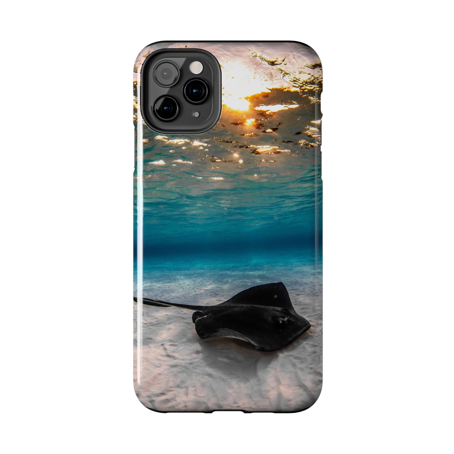 Tough Phone Cases - Stingray Sunrise