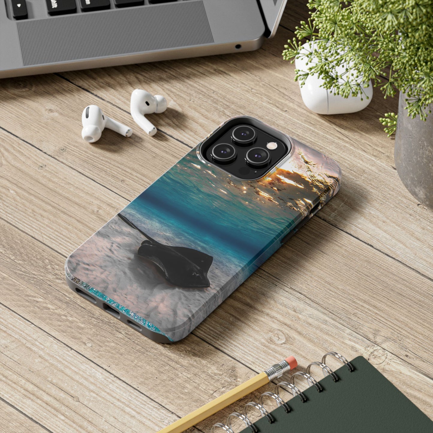 Tough Phone Cases - Stingray Sunrise