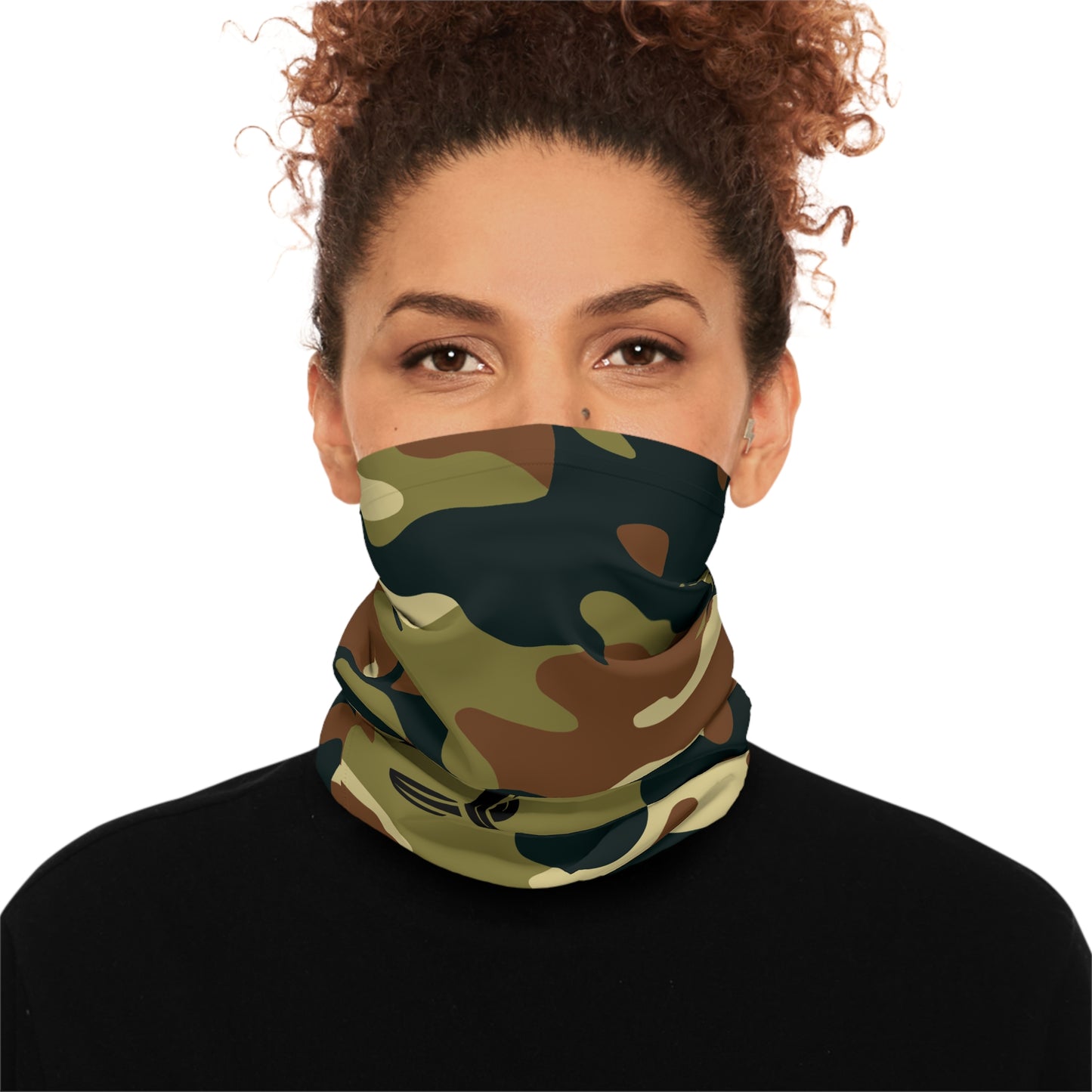 Camo Midweight Neck Gaiter - Old School - Versatile Outdoor Face Covering
