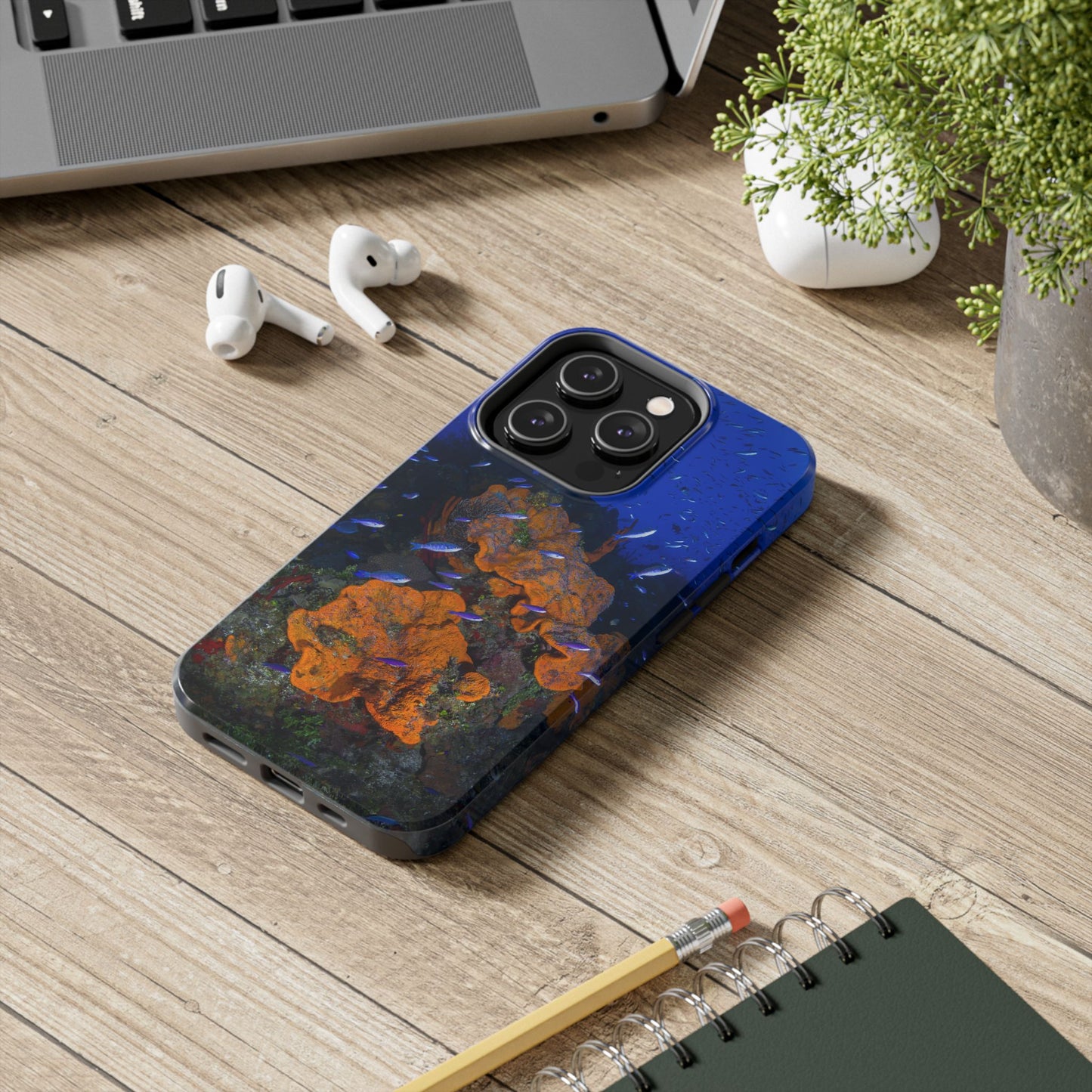 Tough Phone Cases - Colorful Coral