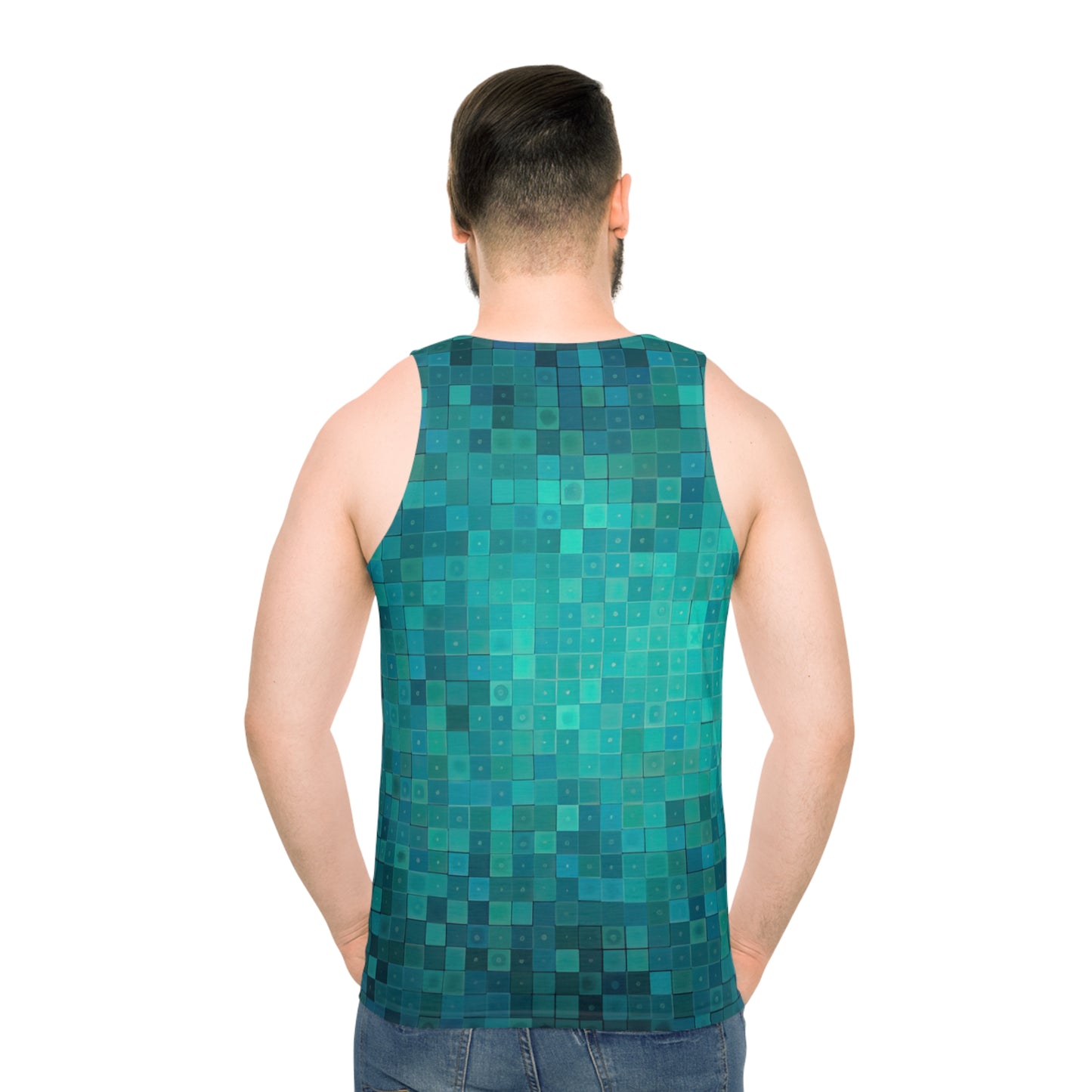 Tank Top - Tiled Turq