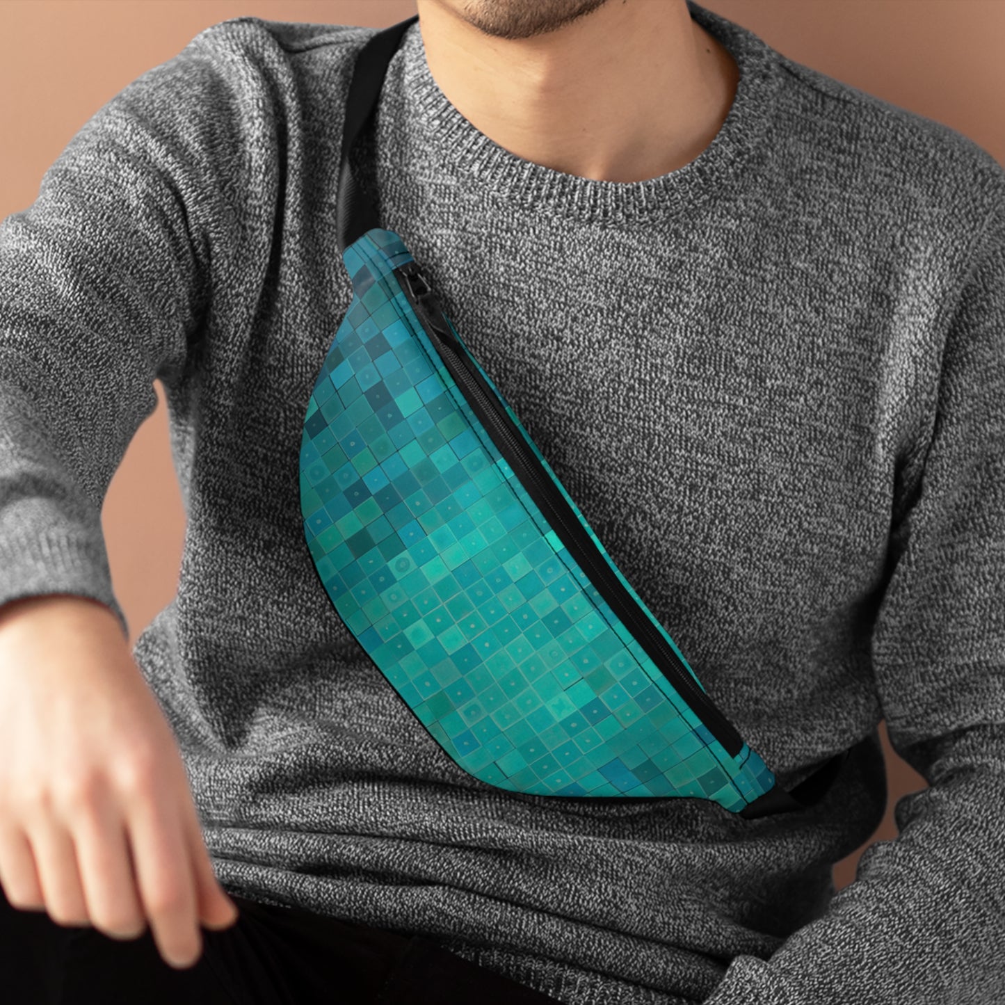 Fanny Pack – Tiled Turq
