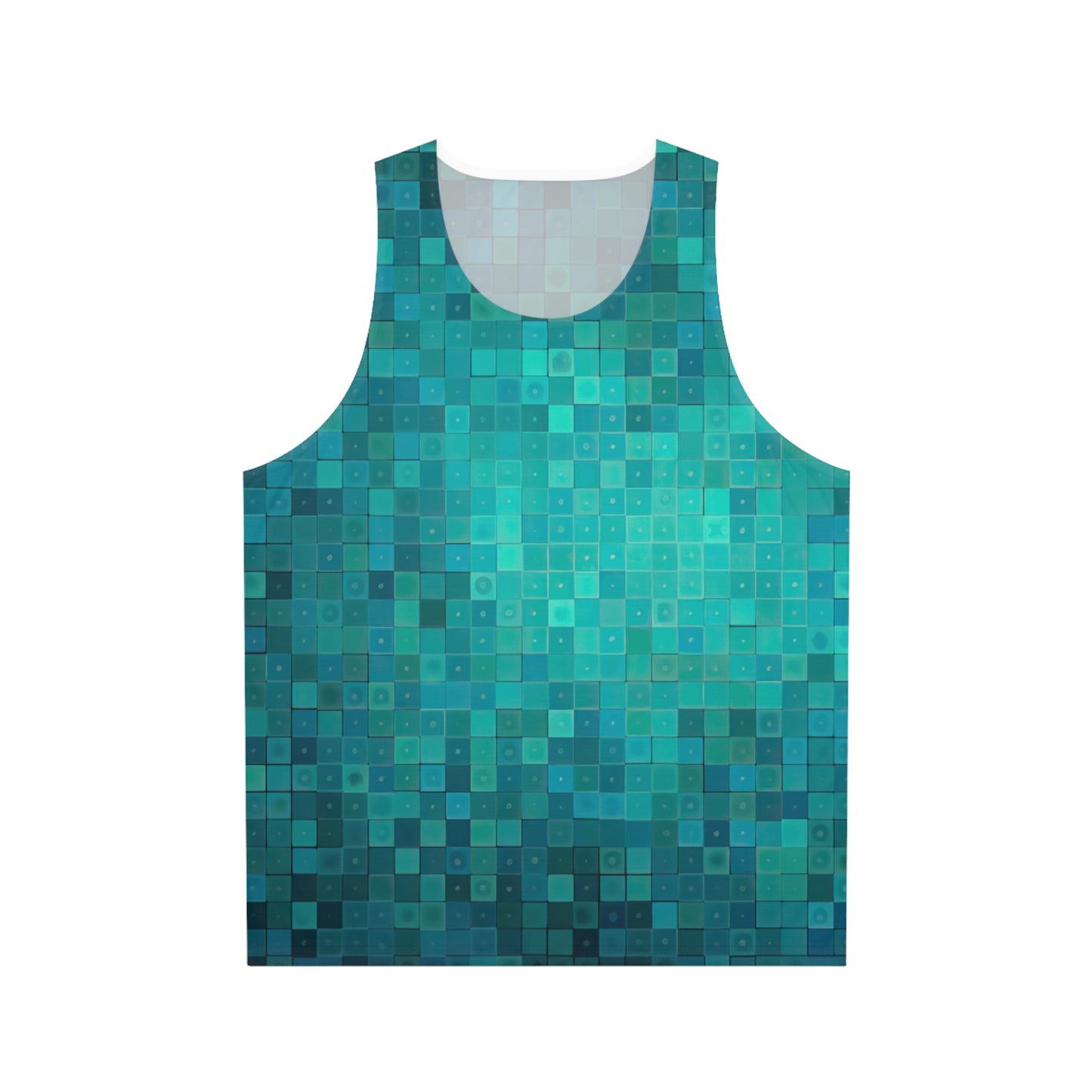 Tank Top - Tiled Turq