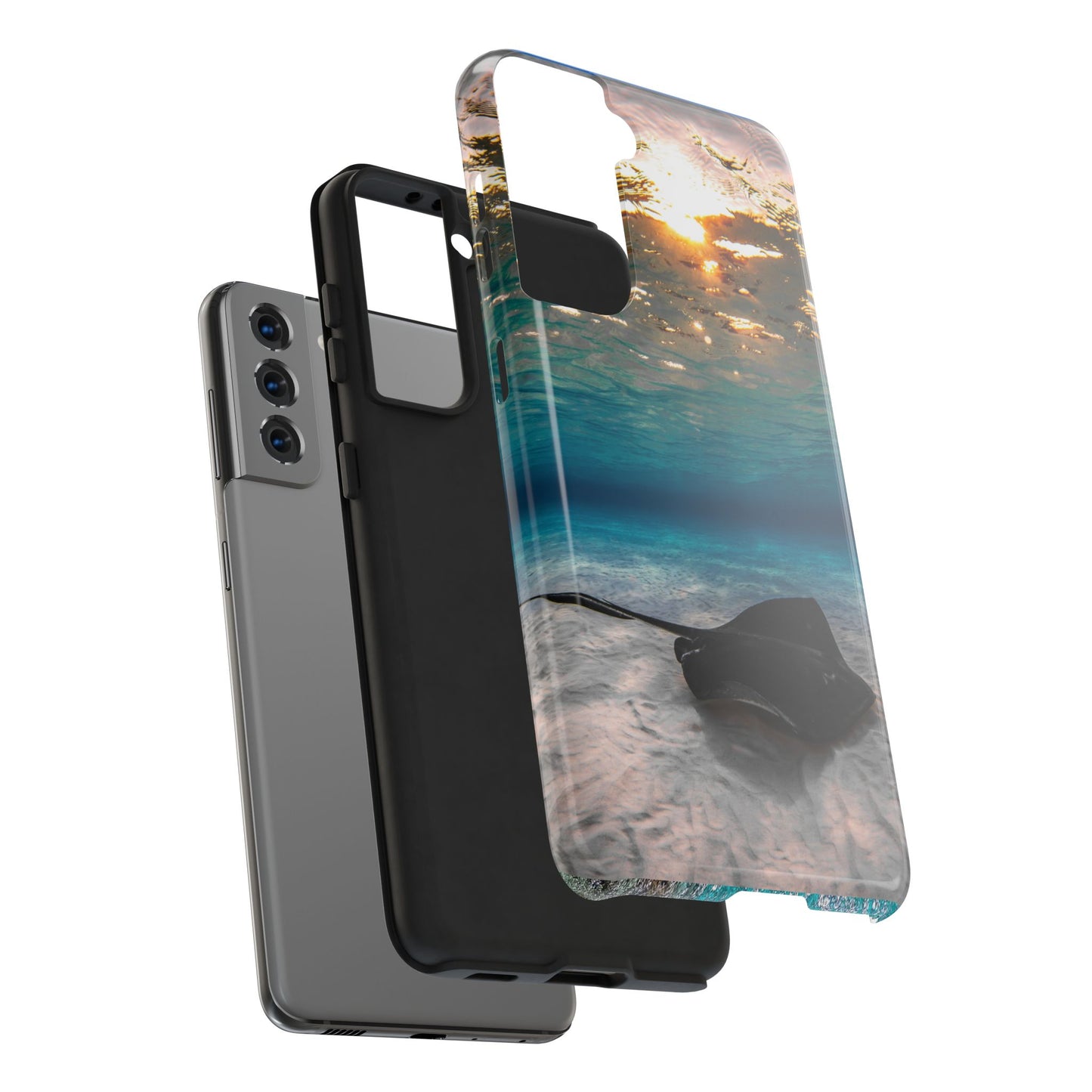 Tough Phone Cases - Stingray Sunrise
