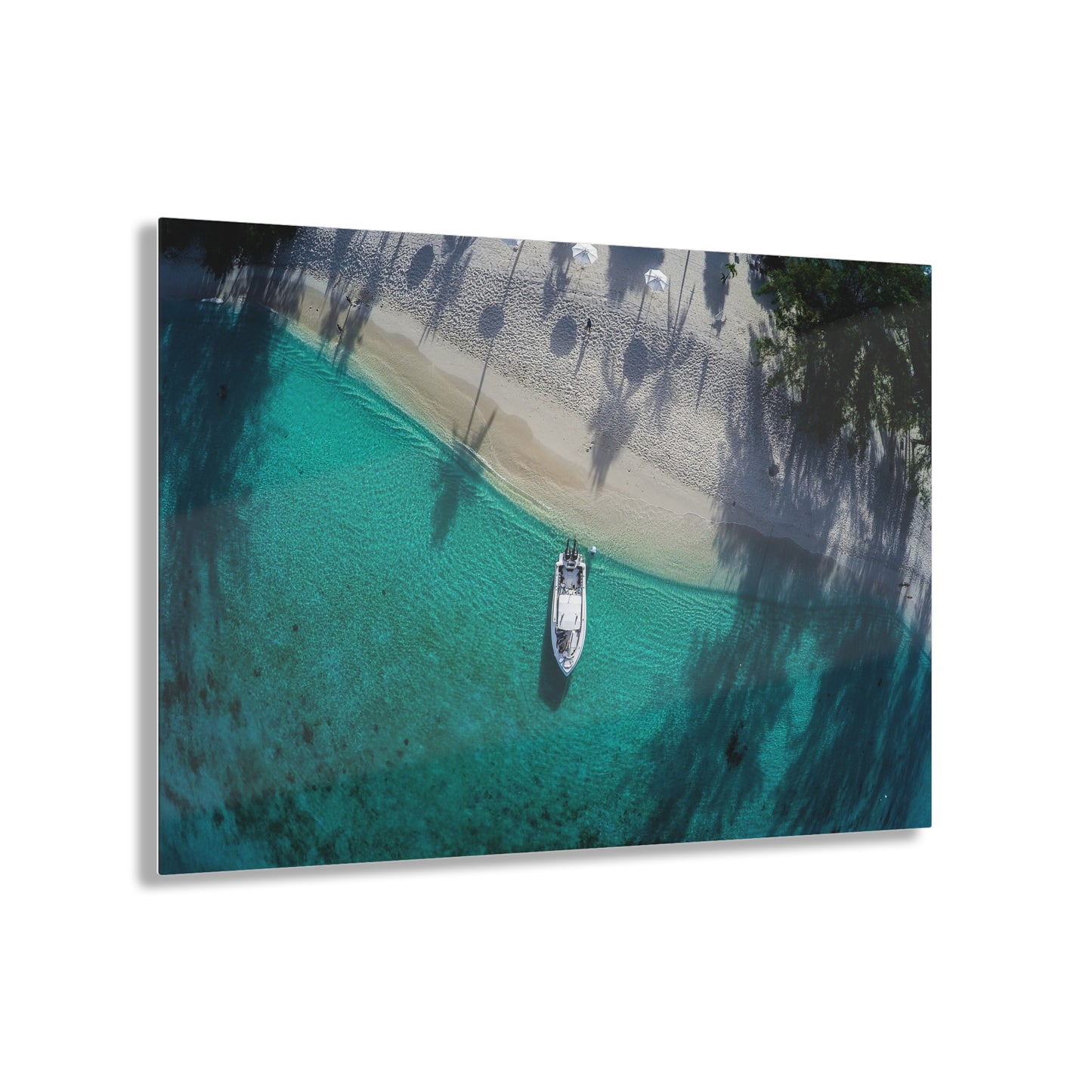 Acrylic Wall Art - True Island Style Boat to Beach Service