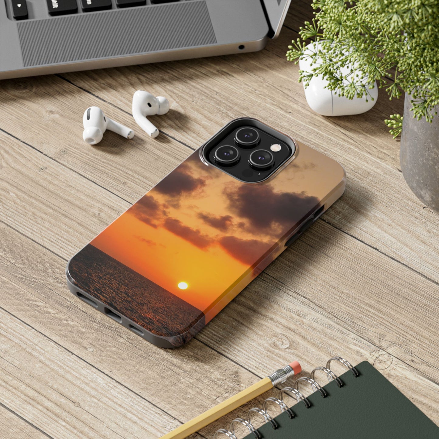 Tough Phone Cases - Orange Peel Sunset