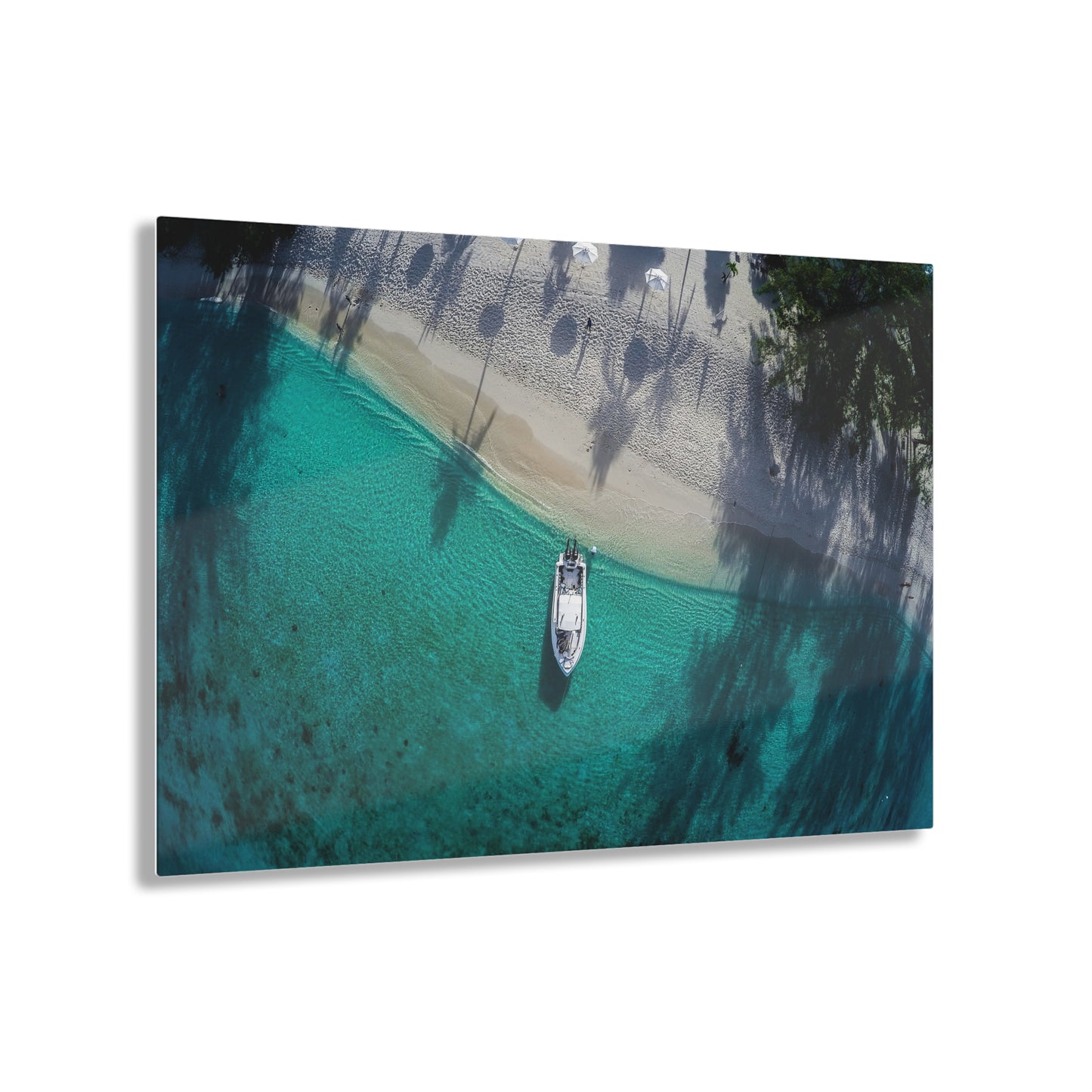 Acrylic Wall Art - True Island Style Boat to Beach Service