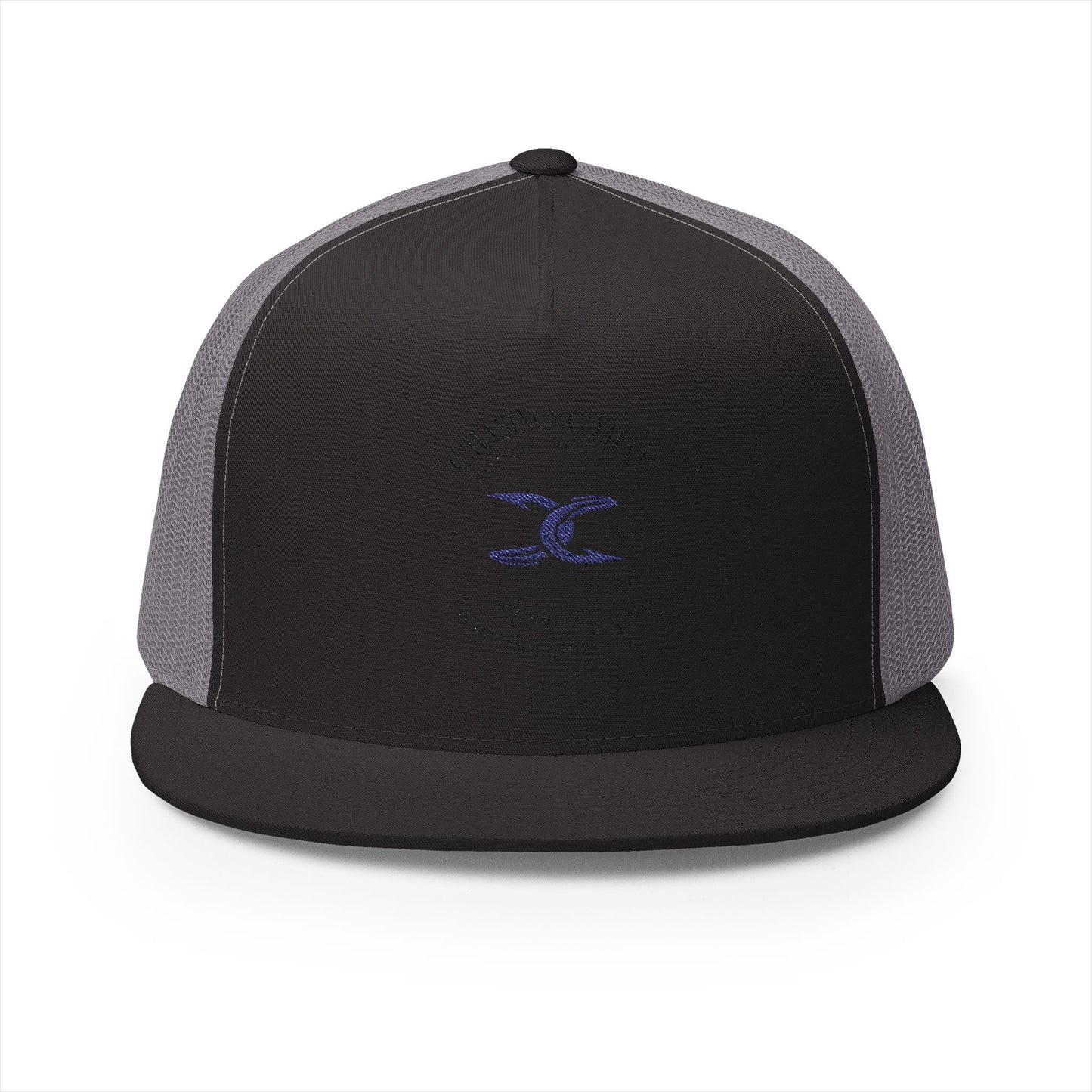 Copy of Copy of Embroidered 5 Panel Trucker Cap - Stylish Green & White Cap for Outdoor Fun
