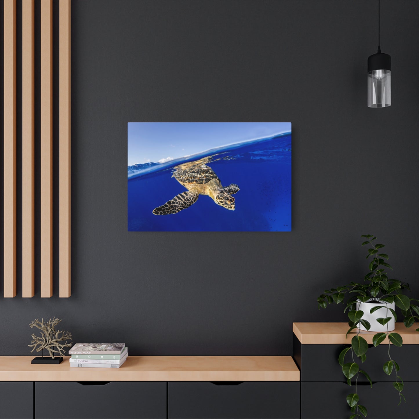 Hawksbill Turtle Dive Grand Cayman - Metal Print