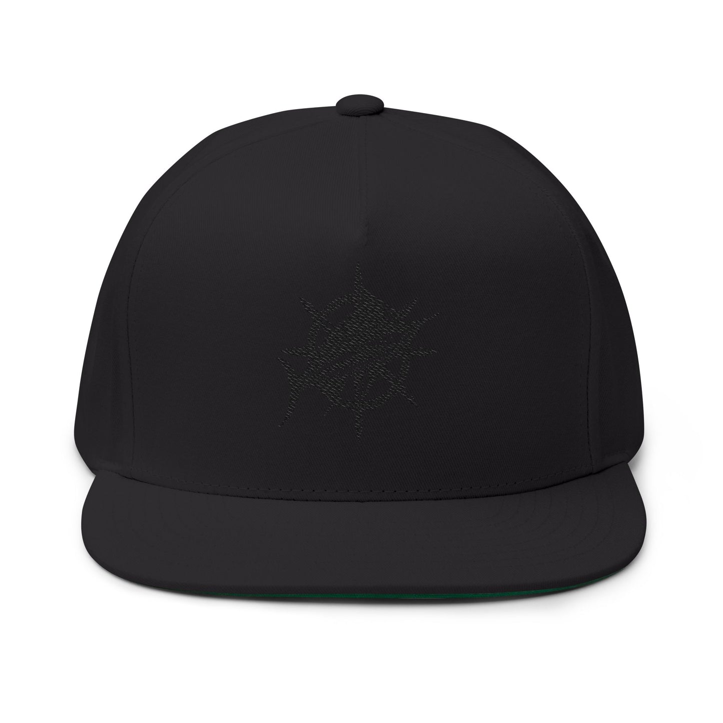Camouflage Flat Bill Cap - Stylish Embroidered Snapback for Outdoor Adventures