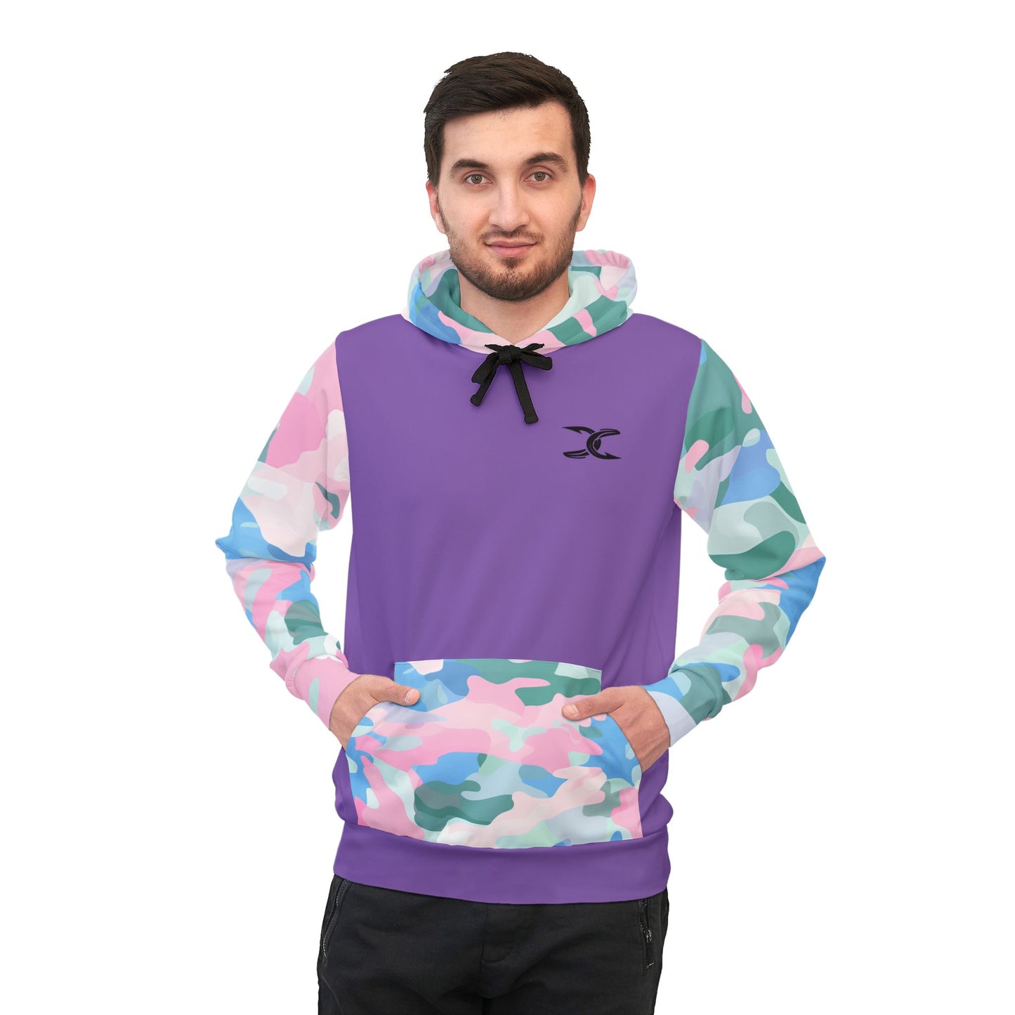 Hoodie | Purple & Paisley Camo | Branded