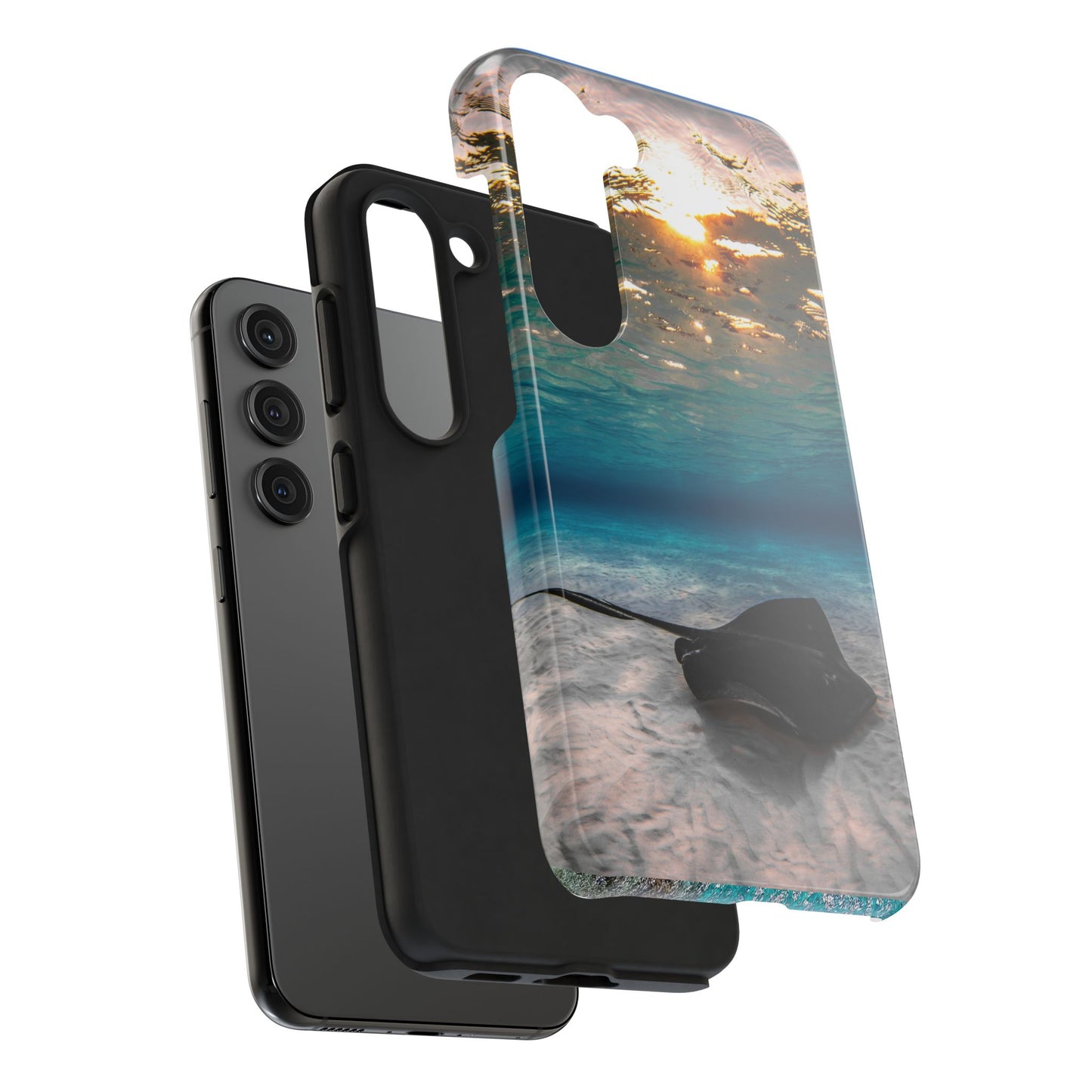 Tough Phone Cases - Stingray Sunrise